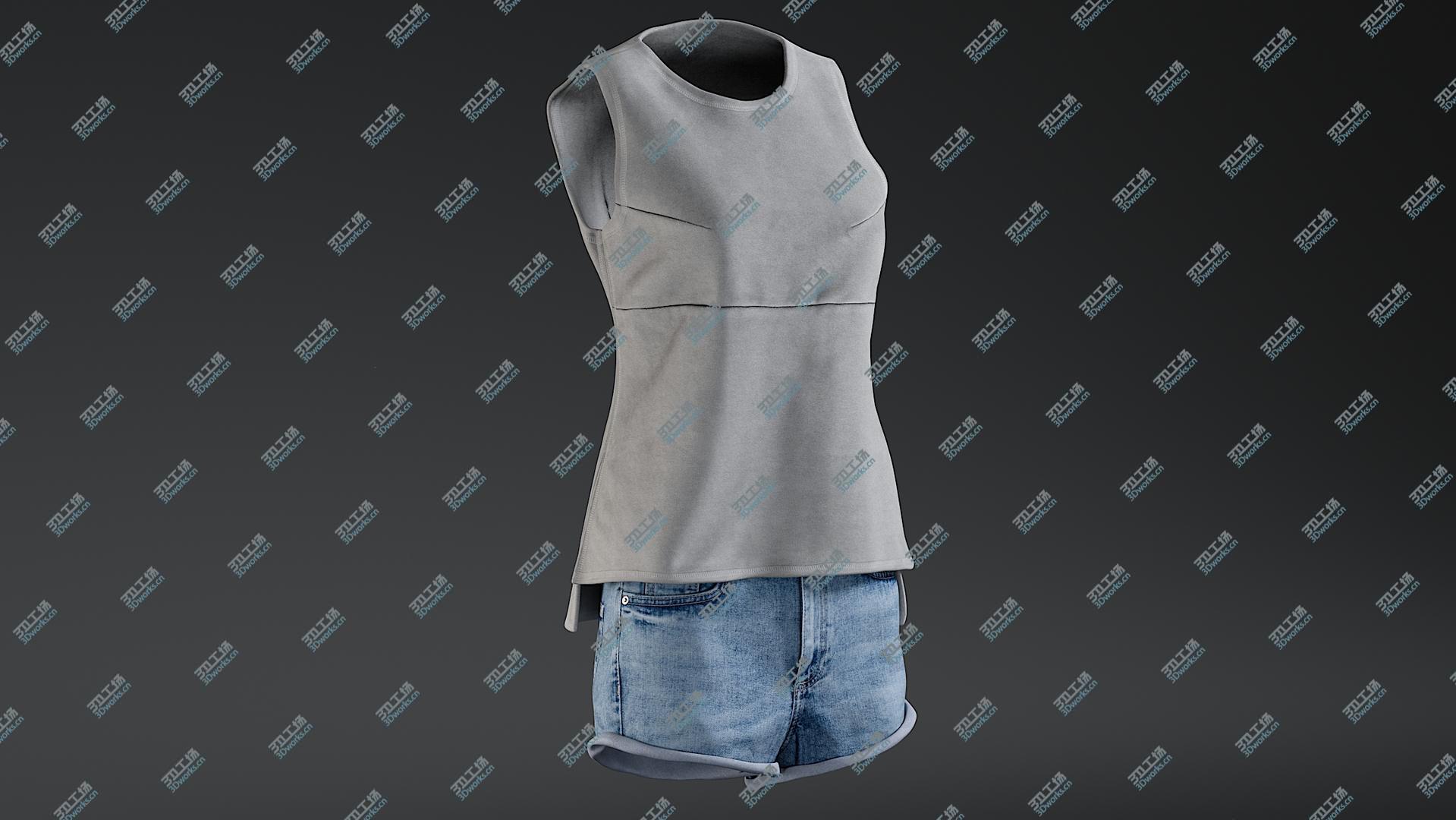 images/goods_img/20210319/3D Women's Jean Shorts with Tshirt/3.jpg